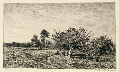Pommiers à Auvers, 1877 - Charles Francois Daubigny